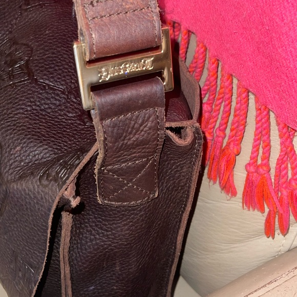 Auth Dussault, KISS-Gene Simmons UNISEX Leather Limited.Ed,Vintage Messenger Bag - Picture 3 of 11